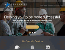 Tablet Screenshot of pentarisk.com